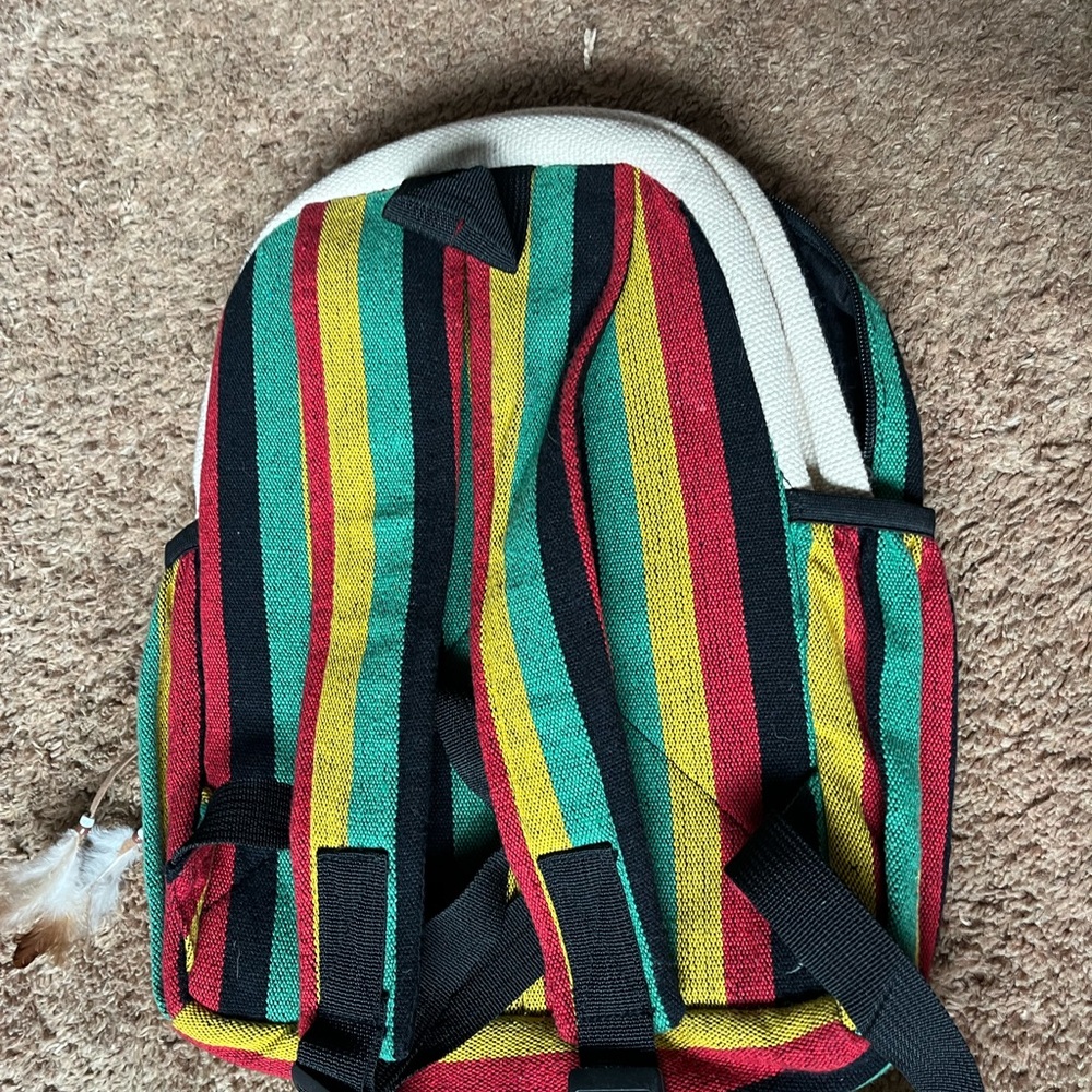 Bob Marley Rasta Backpack - Picture 2 of 4